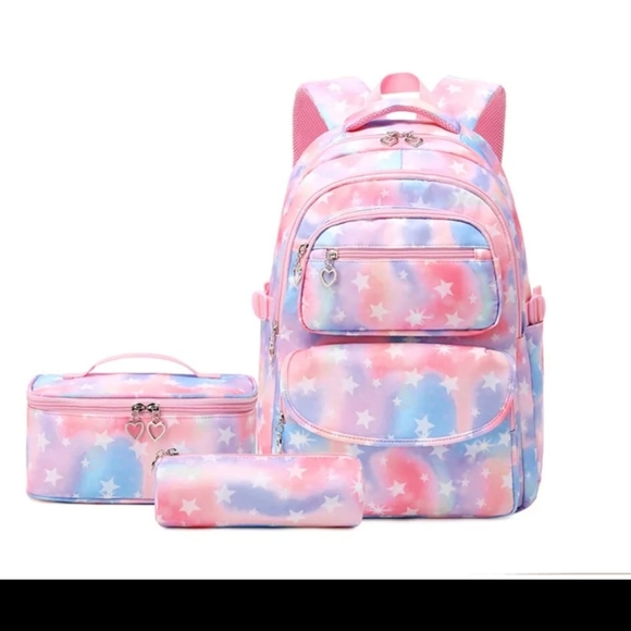 Kids Galaxy Backpack Set - Blue, Black, Purple